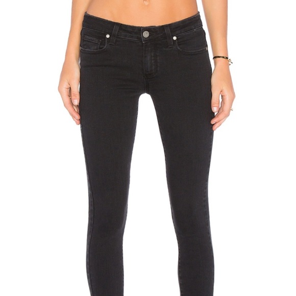 Verdugo Ankle Uneven Hem jeans Vintage Black PAIGE - Picture 9 of 14